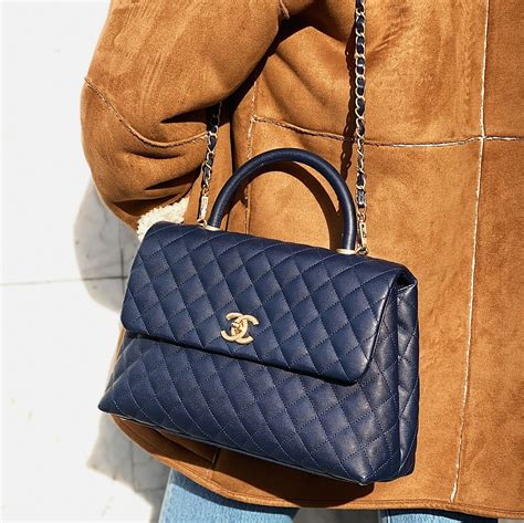 chanel vintage holdall bag|chanel top handle flap bag.